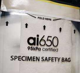 医疗生化样本安全吸收袋 实验室用 UN3373