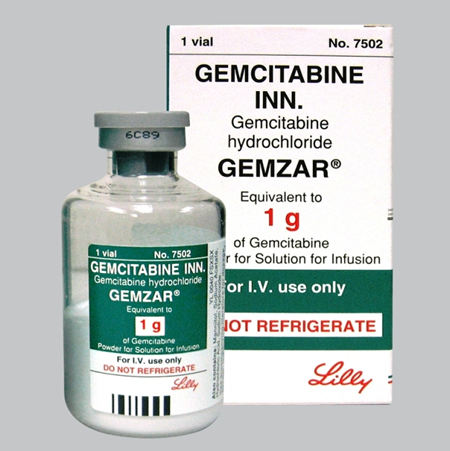 注射用盐酸吉西他滨 gemzar(健择) 1g