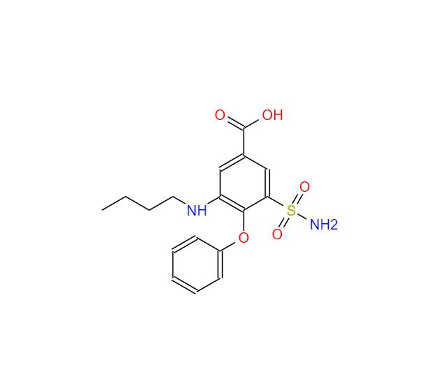 布美他尼;5-正丁氨基-4-苯氧基-3-氨基磺酰基苯甲酸