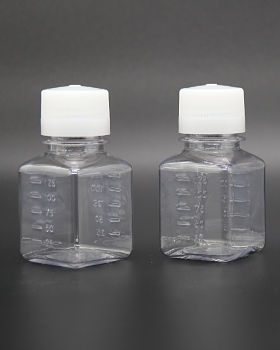 全球康 方形PET培养基瓶/血清瓶（125ml）