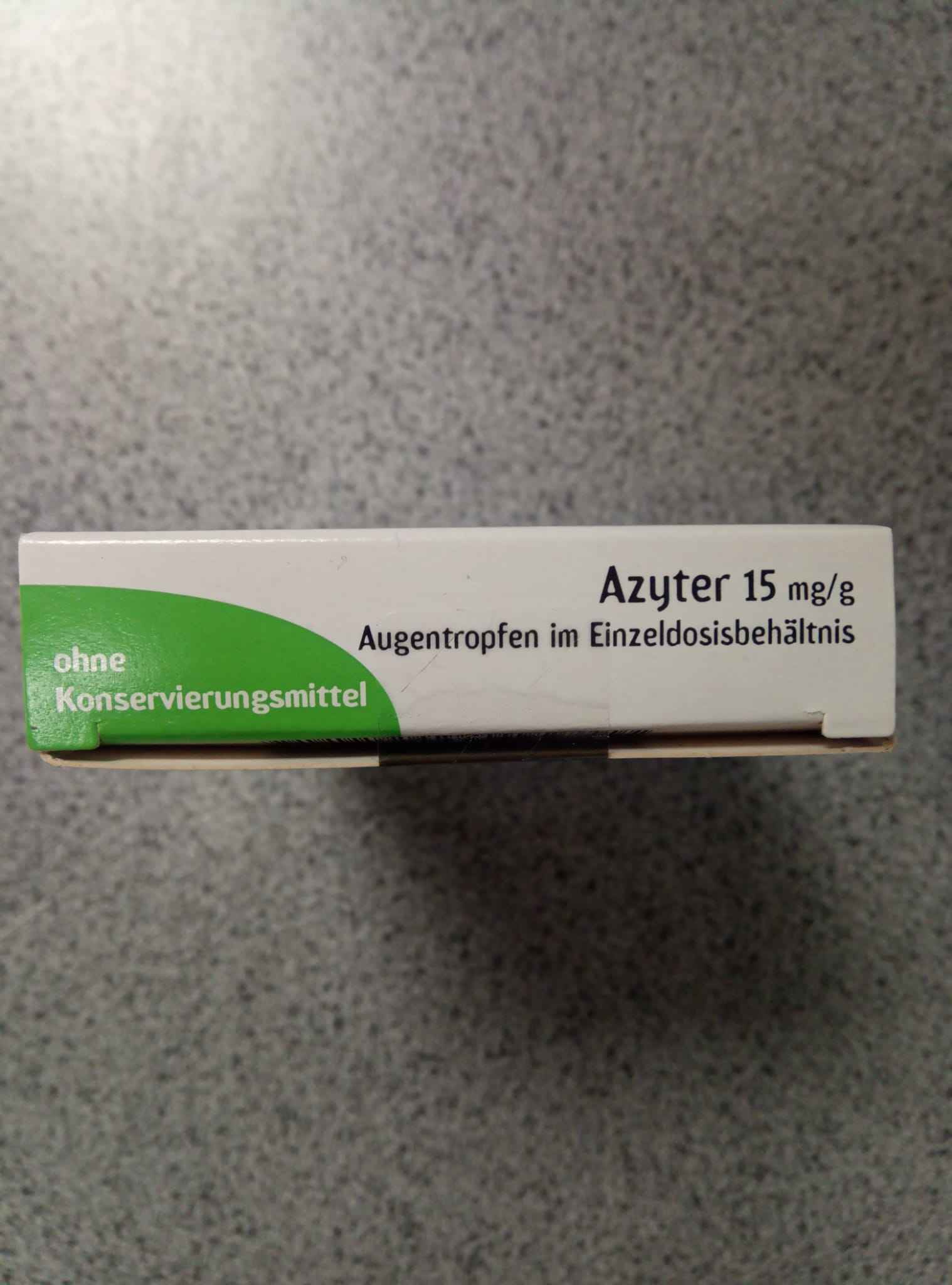 阿奇霉素滴眼液 Azithromycin Eye Drops  商品名：Azyter