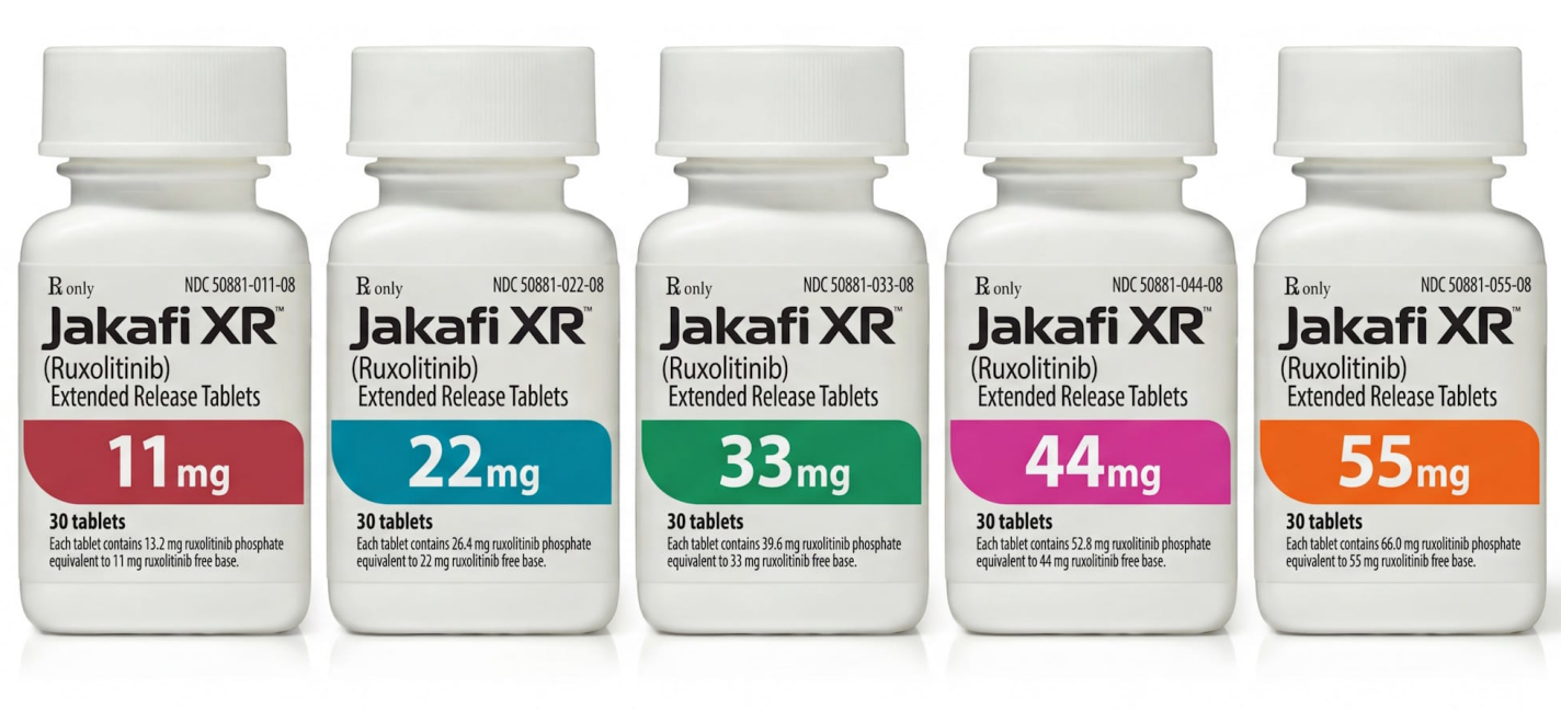  新药：芦可替尼缓释片 Jakafi XR可供货