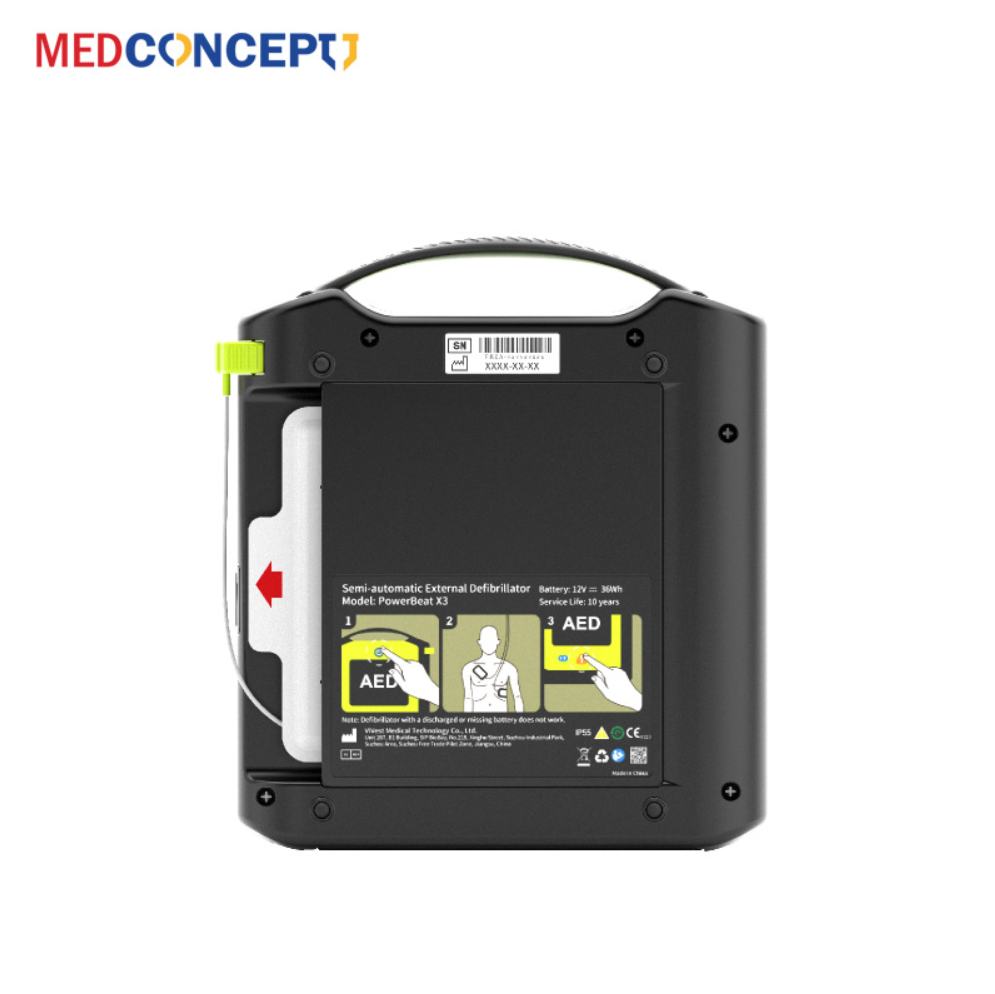 自动体外除颤器，带 LED 图形的 AED 除颤器