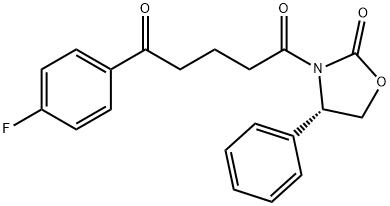 (4S)-3-[5-(4-氟苯基)-1,5-二氧代戊基]-4-苯基-2-恶唑烷酮  【3-5-(1,5-Dioxo-5-(p-fluophenylpentyl-4(S)-phenyl-2-oxazolidinone】