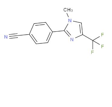 4-（1-甲基-4-（三氟甲基）-1H-咪唑-2-基）苄腈
