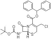 (6R,7R)-3-(Chloromethyl)-7-[[(tert-butoxy)carbonyl]amino]-8-oxo-5-thia-1-azabicyclo[4.2.0]oct-2-ene-2-carboxylic acid diphenylmethyl ester