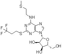 N-[2-(甲硫基)乙基]-2-[(3,3,3-三氟丙基)硫基]腺苷