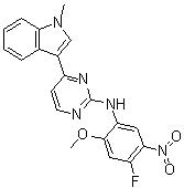 N-(4-氟-2-甲氧基-5-硝基苯基)-4-(1-甲基-1H-吲哚-3-基)-2-嘧啶胺