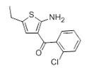 2-氨基-3-(2-氯苯甲酰)-5-乙基噻吩 CAS:50508-60-6