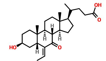(E)-3α-羟基-6-亚乙基-7-酮-5β-胆烷-24-酸