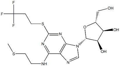 坎格雷洛高级中间体：（2R，3S，4R，5R）- 2 -（羟甲基）- 5 -（6 -（（2 -（甲硫基）乙基）氨基）-2-（（3,3,3-三甲基三氟丙基硫代）-9H-嘌呤-9-基）四氢呋喃-3,4-二醇 