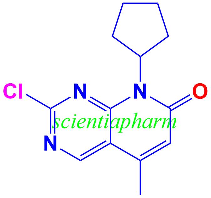 2-氯-8-环戊基-5-甲基-8H-吡啶并[2,3-D]嘧啶基-7-酮