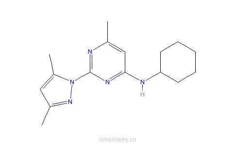 N-环己基-N-[2-(3,5-二甲基吡唑-1-基)-6-甲基嘧啶-4-基]胺 中间体