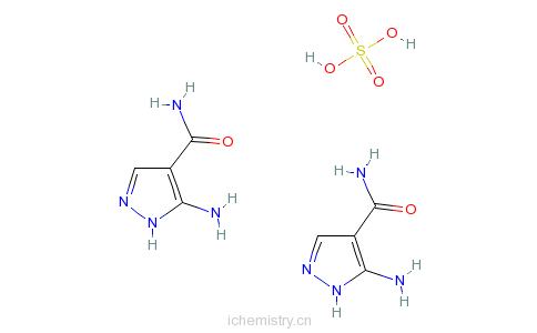 3-氨基-4-甲酰胺基吡唑半硫酸盐 中间体