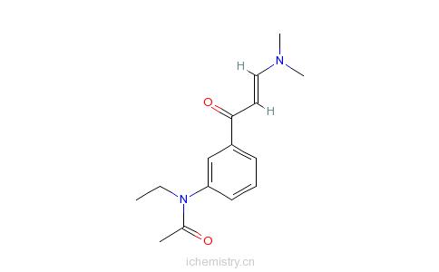 N-乙基-N-3-((3-二甲氨基-1-氧代-2-丙烯基)苯基)乙酰胺 中间体