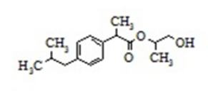 1-羟丙基2-基2-（4-异丁基）丙酯