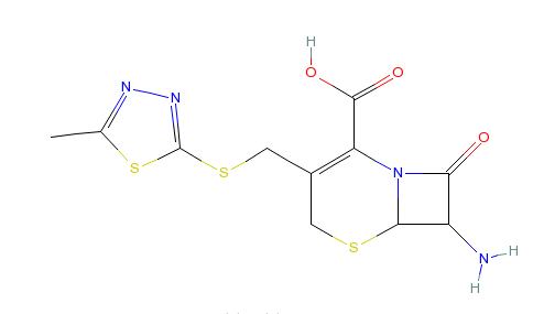 7-氨基-3-{[(5-甲基-1,3,4-噻二唑-2-基)硫]甲基}头孢霉素烷酸  中间体
