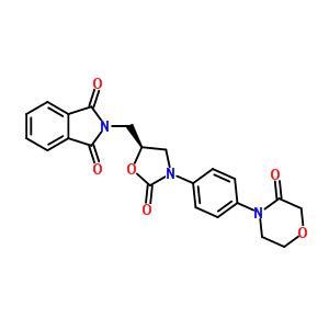 4-[4-[(5S)-5-Phthalimidomethyl-2-oxo-3-oxazolidinyl]phenyl]-3-morpholinone 中间体