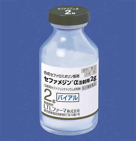 注射用头孢唑林钠 Cefamezin α 2g（按 C14H14N8O4S3 计）
