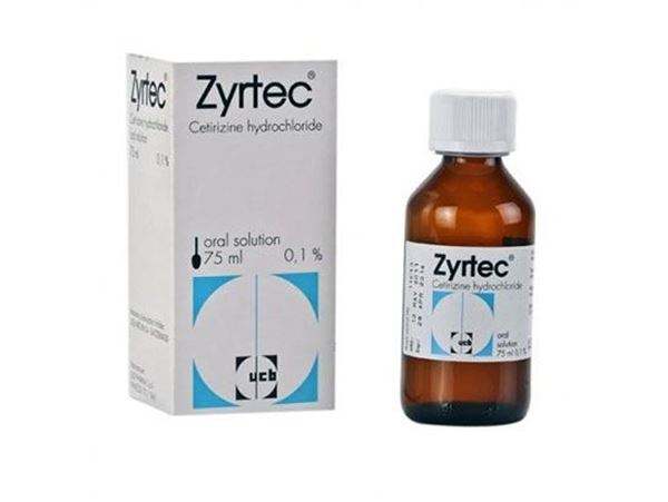 盐酸西替利嗪口服溶液 Cetitizine Hydrochloride Oral Solution/Zyrtec,Zirtek 1mg/ml(60ml,75 ml,100ml,150ml,200ml)