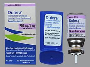 糠酸莫米松富马酸福莫特罗吸入气雾剂 DULERA  0.005mg/0.2mg