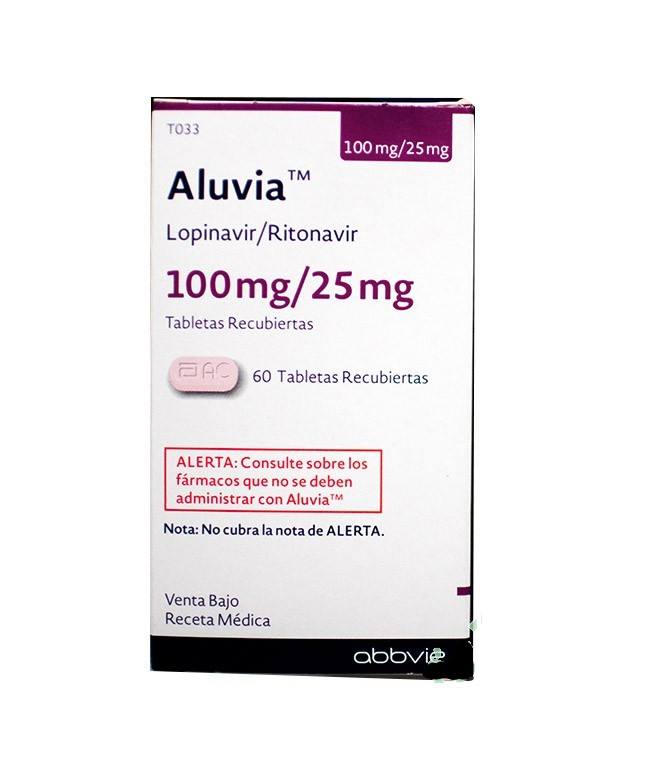 洛匹那韦利托那韦片 Aluvia 每片含洛匹那韦100 mg和利托那韦25 mg