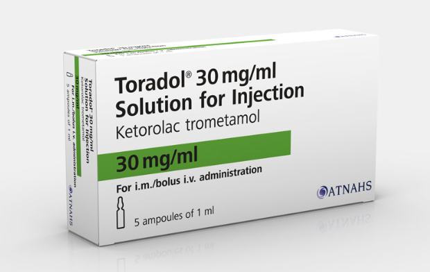 酮咯酸氨丁三醇注射液 Ketorolac Trometamol Injection/Toradol 30mg/ml(1ml:30 mg)