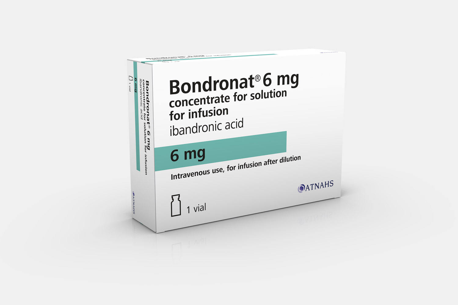 伊班膦酸钠注射液 Ibandronic acid Concentrate for solution forinfusion/Bondronat 3ml:3mg（以伊班膦酸计）