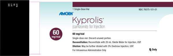 注射用卡非佐米 Carfilzomib for Injection/KYPROLIS 60 MG/VIAL