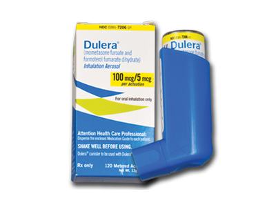 糠酸莫米松富马酸福莫特罗吸入气雾剂 DULERA  0.005mg/0.1mg