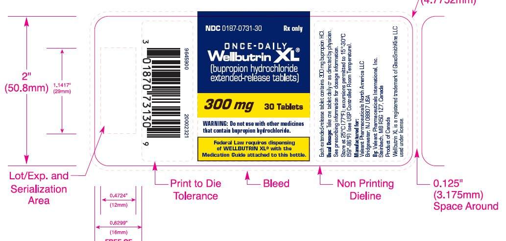 盐酸安非他酮缓释片 WELLBUTRIN XL 300mg