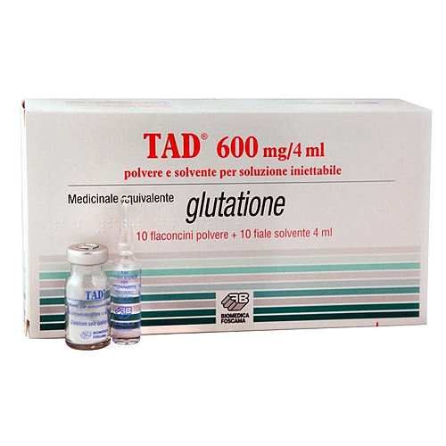 注射用还原型谷胱甘肽 TAD（泰特） 600mg（另附4ml注射用水）