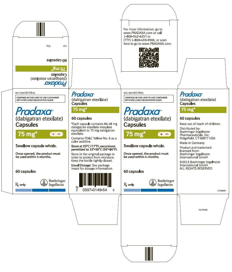 达比加群酯胶囊 PRADAXA EQ 75MG BASE