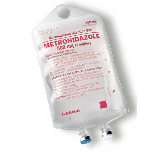 甲硝唑注射液 Metronidazole Injection USP/ METRO I.V. INPLASTIC CONTAINER 500MG/100ML