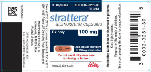 盐酸托莫西汀胶囊 STRATTERA 100mg（以托莫西汀碱计）