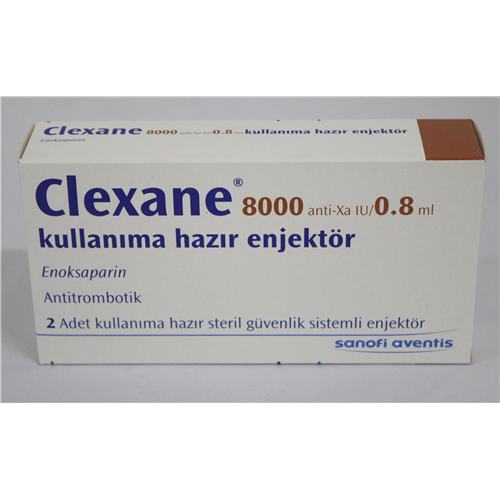 依诺肝素钠注射液 Clexane 0.8mL:8000Axa IΜ