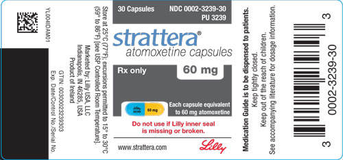 盐酸托莫西汀胶囊 STRATTERA 60mg（以托莫西汀碱计）