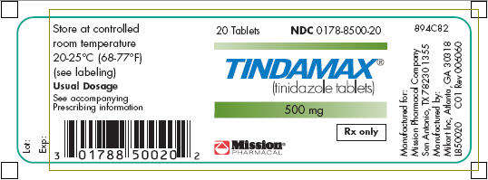 替硝唑片 Tinidazole tablets/TINDAMAX 500MG