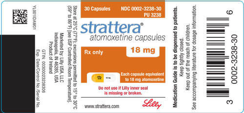 盐酸托莫西汀胶囊 STRATTERA 18mg（以托莫西汀碱计）