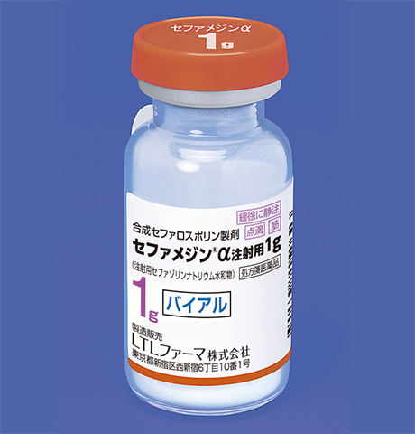 注射用头孢唑林钠 Cefamezin α 1g（按 C14H14N8O4S3 计）