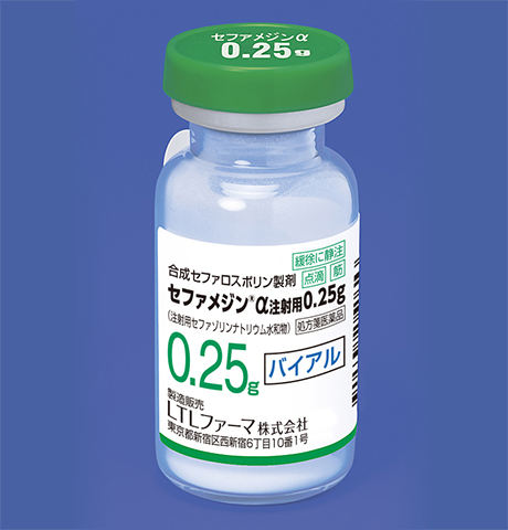 注射用头孢唑林钠 Cefamezin α 0.25g（按 C14H14N8O4S3 计）