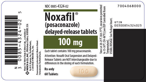 泊沙康唑肠溶片 NOXAFIL 100mg