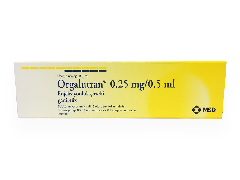 醋酸加尼瑞克注射液 orgalutran(欧加利 0.5ml:0.25mg