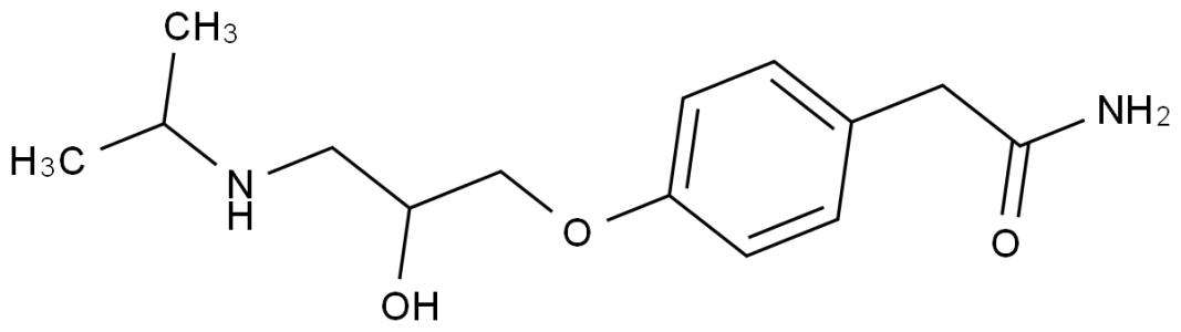 复方阿替洛尔氯噻酮片 Atenolol + Chlorthalidone Tablets
