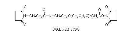 马来酰亚胺-聚乙二醇-琥珀酰亚胺乙酸酯